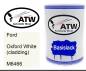 Preview: Ford, Oxford White (cladding), M6466: 500ml Lackdose, von ATW Autoteile West.